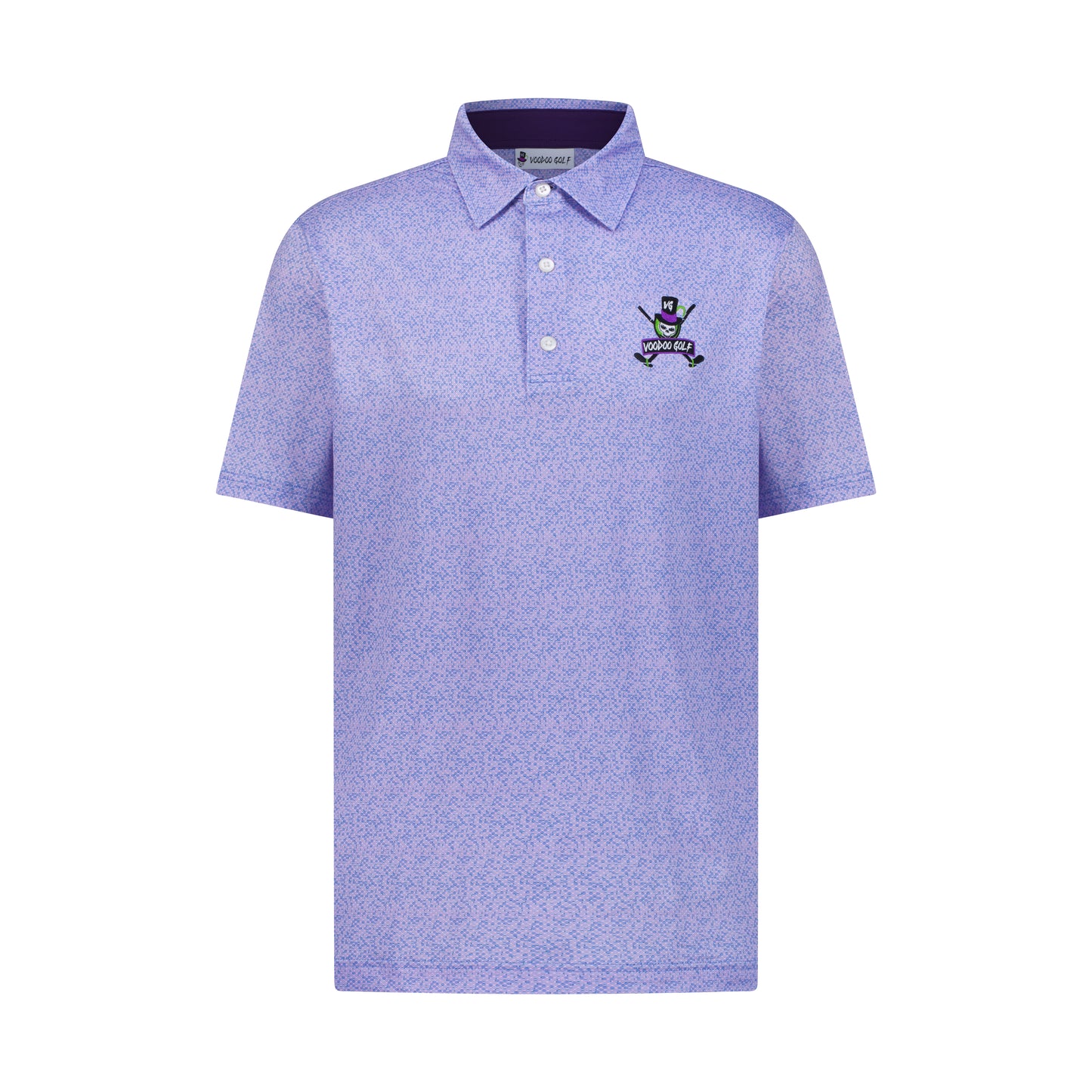 MEN'S ECA™ GOLF POLO SHIRT: LIGHT PURPLE