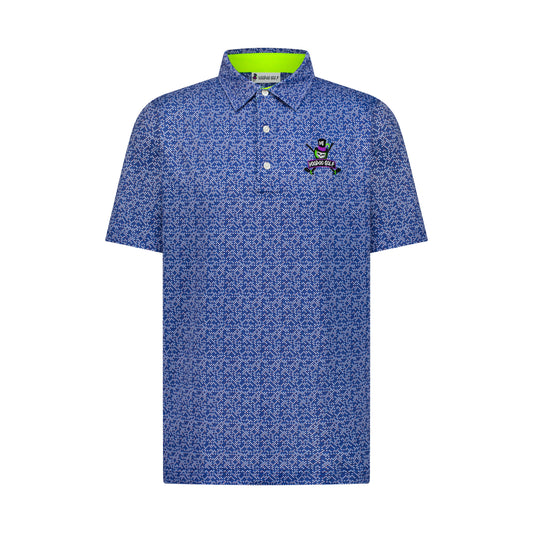 MEN'S ECA™ GOLF POLO SHIRT: DARK PURPLE