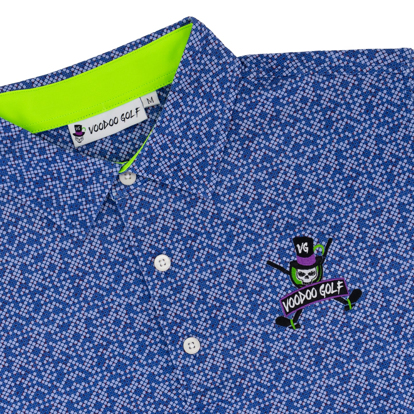 MEN'S ECA™ GOLF POLO SHIRT: DARK PURPLE
