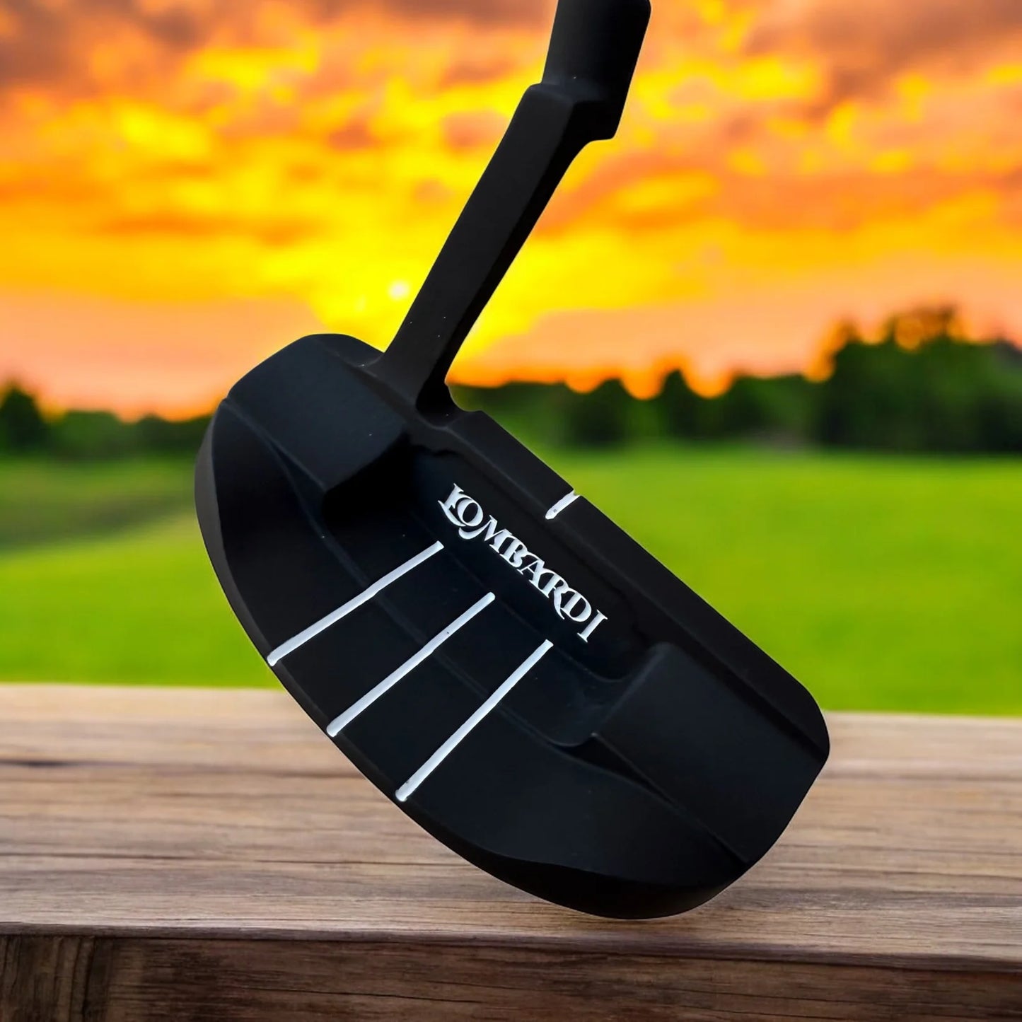 Lombardi Golf Custom Black Trofeo Mallet Putter