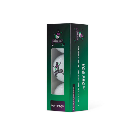 VDG PRO™ Performance Golf Balls - Sleeve of 3 balls.